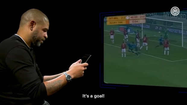  Adriano gets emotional as he recalls his derby goal